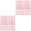 60Pièces Disques Démaquillants Exfoliants Doux Pour Rose 5