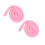 2Pièces Coussin Long Rose Protection Lit Multipositions 4