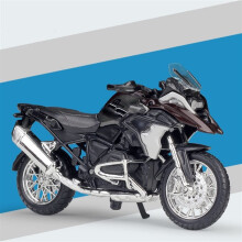 1:18 For R1200GS 2017 Alloy DieCast Motorcycle Model Metal Collection Vehicle Model Toy for Kids Birthday Gift Black
