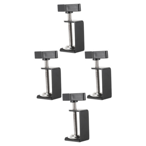 8Pièces Pinces De Montage Universelles Pour Table Design Stable Noir