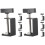 8Pièces Pinces De Montage Universelles Pour Table Design Stable Noir 4