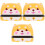 3Pièces Tampons Adorables Enfant Multi-Fonction 5
