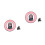 2Pièces Broches Chat Pattes Coloré Accessoire Mode Tenue 11