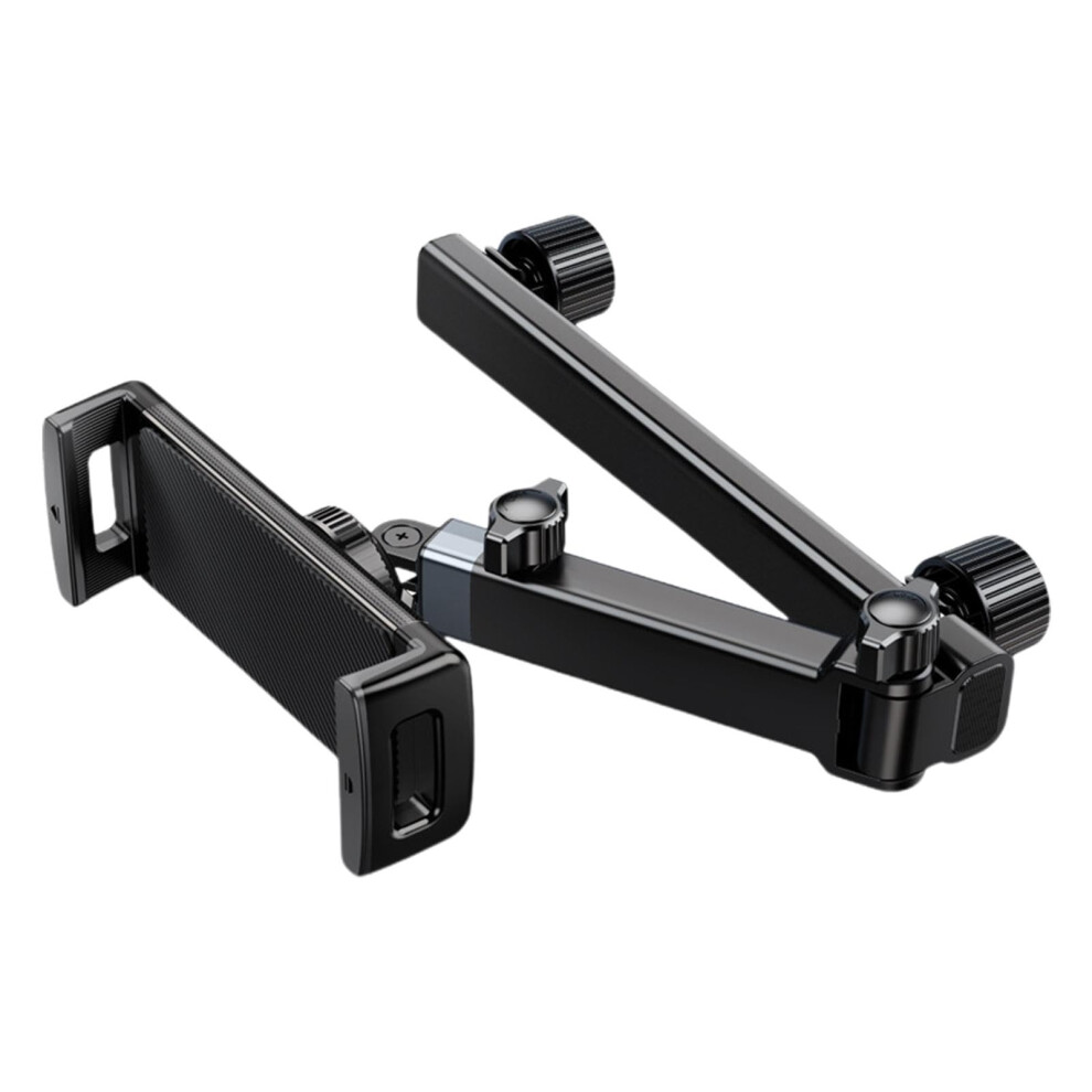 Car Headrest Tablet Holder With 360 Rotation And Retractable Arm, Universal Back Seat Phone Mount 9347817519037