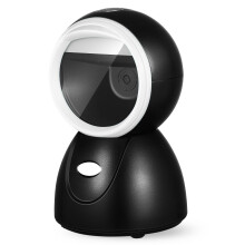 3Pièces Scanner Noir ABS, Lecture Rapide Codes Qr Et Barres