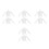 8Pcs White Polyester Fast Moisture Absorption Clothes Dryer 11