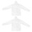 8Pcs White Polyester Fast Moisture Absorption Clothes Dryer 3
