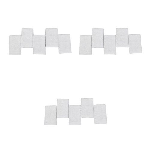 15Pièces Serviettes Jetables Comprimées Blanches Voyage Outdoor 2