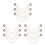 9Pièces Broches Hommes Costume Zinc Décoration 10