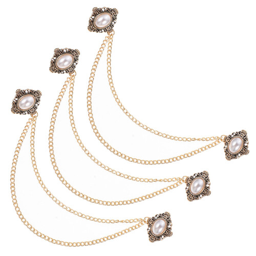 9Pièces Broches Hommes Costume Zinc Décoration 1