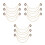 9Pièces Broches Hommes Costume Zinc Décoration 9