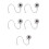 5Pièces Couple Angulaire Acier Multiusage Avec Bras Souple 4