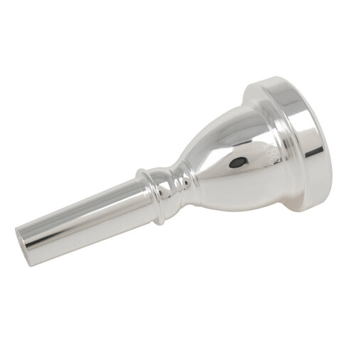 2Pièces Accessoire Tuba Embouchure Argentée Laiton Durable Usage Pro