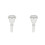 2Pièces Accessoire Tuba Embouchure Argentée Laiton Durable Usage Pro 8