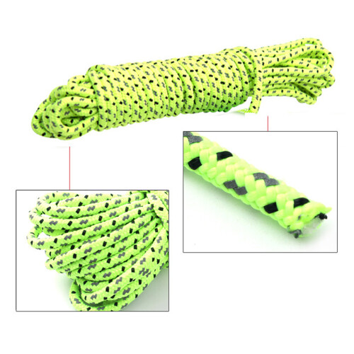 2Pièces Cordage 4Mm Résistant Usage Camping 1