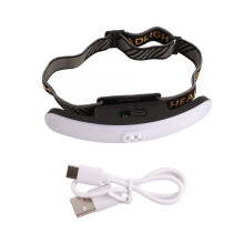 Verstellbare Stirnlampe mit Akku und Induktionslicht, perfekt für Outdoor-Sportarten, Halloween-Partys, Nachtclubs und den täglichen Gebrauch