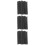 60Pièces Tube Extincteur Noir Accessoires Fiables 10