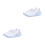 2Paires Sneakers Blancs Respirants Confortable 9