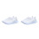 2Paires Sneakers Blancs Respirants Confortable 4