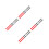 8Pièces Brosses Percussion Jazz Acier Bois Rouge Stable 8
