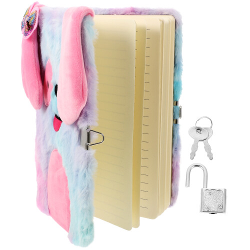 2Pièces Carnet A4 Peluche Journal Fermé Pour Quotidienne 2