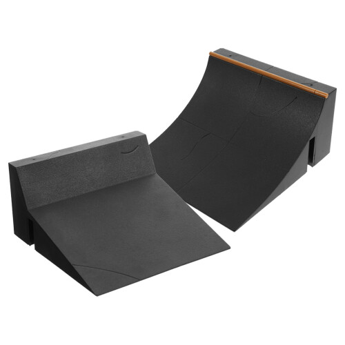 4Pièces Parc Skateboard Mini Noir Plastique Enfants