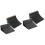 4Pièces Parc Skateboard Mini Noir Plastique Enfants 6