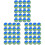 60Pièces Entraînement Golf Eva Multicolores Attractives 2
