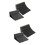 4Pièces Parc Skateboard Mini Noir Plastique Enfants 9