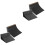 4Pièces Parc Skateboard Mini Noir Plastique Enfants 5