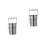 2Pièces Porte-Pinceaux Acier Inoxydable Argent Avec Pratique 4