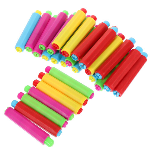150Pièces -Craie Ajustable Plastique Pour Enseignants 1