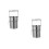 2Pièces Porte-Pinceaux Acier Inoxydable Argent Avec Pratique 9