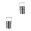 2Pièces Porte-Pinceaux Acier Inoxydable Argent Avec Pratique 10