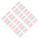 400Pièces Fixateurs Plastique Clips Pour Fil Broderie 6