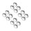 16Pièces Accessoires Balance Cuisine Acier Inoxydable Plateaux Argent 10