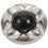 2Pièces Vis Ciseaux Coiffure Argent Décor Durable Érgo 1