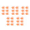 30Pièces Support De Fixation ABS Orange Pour Résistant 10