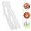 2Pcs White DIY Craft Cleaners Chenille Stems Plush Plastic Twist Tools 11