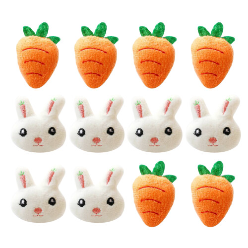 24Pièces Broches Lapel Broche Carotte Pour Enfants