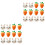 24Pièces Broches Lapel Broche Carotte Pour Enfants 5