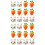 24Pièces Broches Lapel Broche Carotte Pour Enfants 7