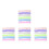 24Pièces Écharpes Chiffon Couleurs Tendres Polyester Pour Danse 4