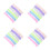 24Pièces Écharpes Chiffon Couleurs Tendres Polyester Pour Danse 6