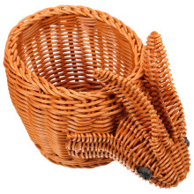 2Pièces Panier Multifonction En PP Imitation Rotin