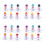 24Pièces Jouets Noël Wind-Up Plastique Décorations 7