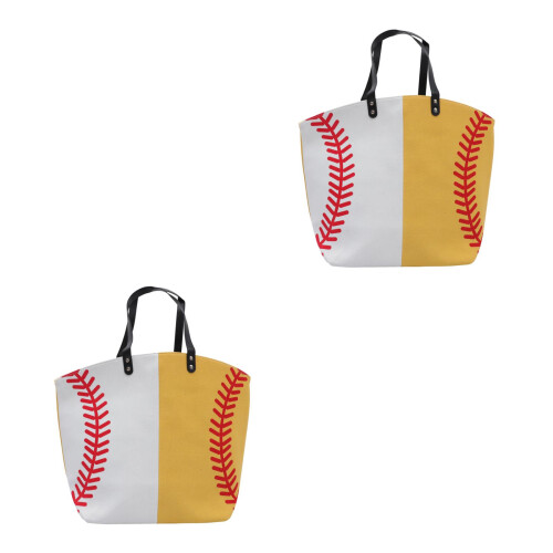 2Pièces Sac À Main Toile Durable Femme Style Multi Coloré 2