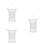 3Pièces Filets Suspendus En De Coton Beige Pour Rangement Jouets 7