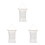 3Pièces Filets Suspendus En De Coton Beige Pour Rangement Jouets 5