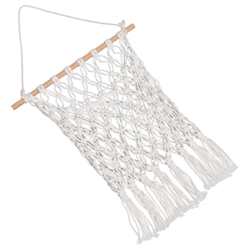 3Pièces Filets Suspendus En De Coton Beige Pour Rangement Jouets 1
